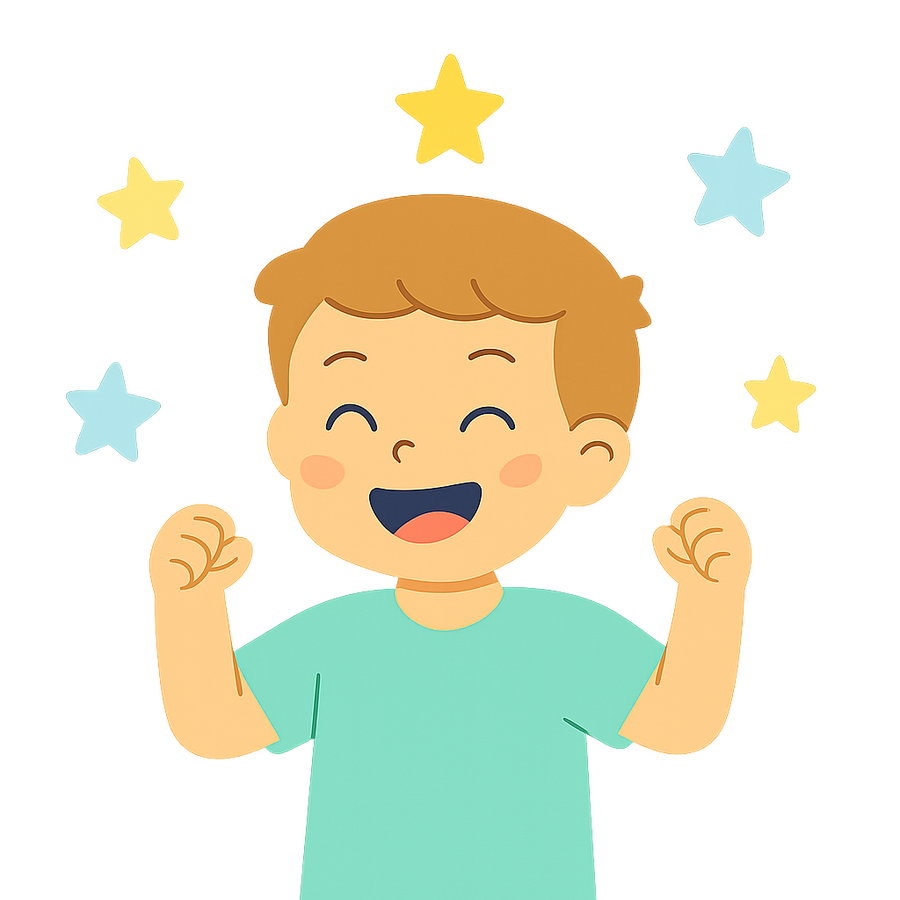 4. Kinder verdienen Sterne und sammeln lustige Abzeichen und/oder Belohnungen, indem sie ihre täglichen Aufgaben erledigen